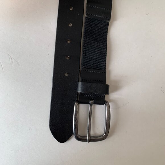 L.L. BEAN GENUINE LEATHER BLACK BELT SIZE 36  MADE IN UK RN 71341 - Picture 5 of 8